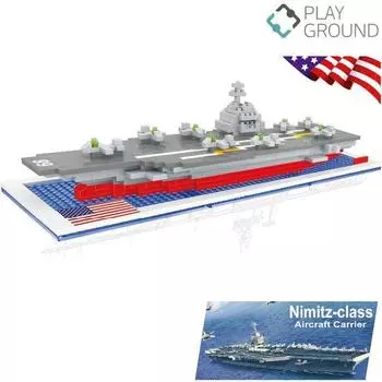 US Nimitz aircraft carrier nanoblock 567p drstarn647