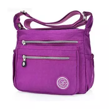 Us Women Tote Messenger Cross Body Handbag Hobo Bag Ladies Shoulder Bag Purse Light purple,One Size
