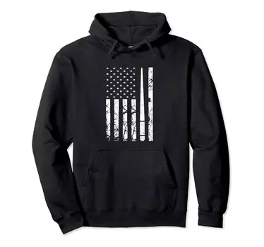 USA Graphic Pool Billiard Snooker Billiard Cue 8 Ball Chalk Hoodie чёрный