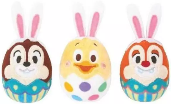 Usa Piyo Чип и Дейл плюшевые игрушки магнит набор из 3 шт. Disney Easter 2020 Tokyo Disney Resort TDR Disney Sea Limited пасхальное украшение магнит ткань Tip-Top
