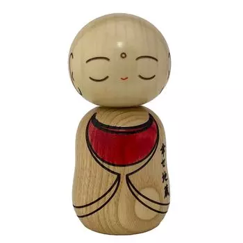 Усабуро Кокэси Сделано в Японии Кокэси Хэппи Дзидзо (Высота 12см) 24-188