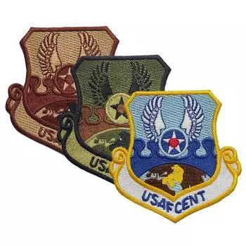 USAFCENT Вышитый значок Центрального командования ВВС США, нашивка на липучке OCP, нарукавная повязка, наклейка с моральным духом
