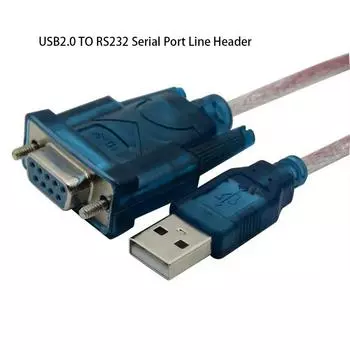 USB2.0 к RS232, гнездовой кабель-адаптер USB к DB9, гнездовой кабель-адаптер, 15 см X 10 см X 5 см (5,91 дюйма X 3,94 дюйма X 1,97 дюйма) В наличии синий