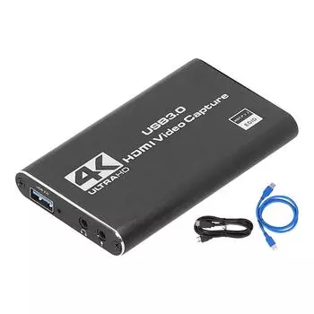 USB3.0 HDMI 4K 60 Гц Бесплатный диск для карты захвата видео высокой четкости с LoopMetal
