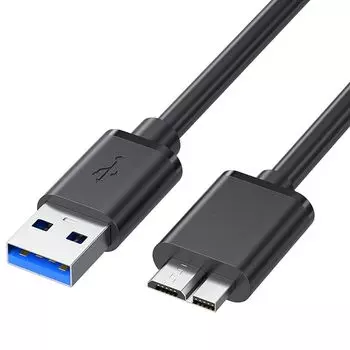 USB3.0 MicroB USB-кабель тип A, штекер - Micro тип B, штекер Быстрая передача данных и быстрая зарядка внешнего жесткого диска SSD Blu-ray BD-привода цифровой камеры Galaxy