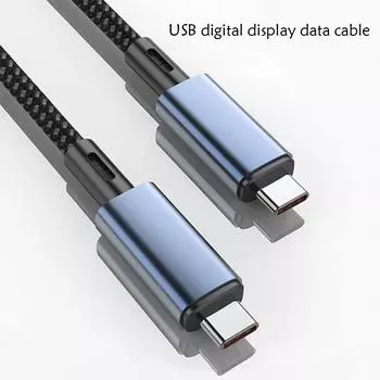 USB4 0 40 Гбит/с Тип C - C Кабель для быстрой зарядки 60 Гц Data Line Профессиональный адаптер для компьютеров USB4 0 240 Вт