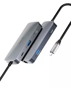 USB4 Hub 8K NewQ USB Hub 40Gbps Thunderbolt 3 4 device GEN2 USBC GEN2 Gigabit PD in 100W Max HDMI 4.0 transmission, compatible, 8K@60Hz 4K@120Hz