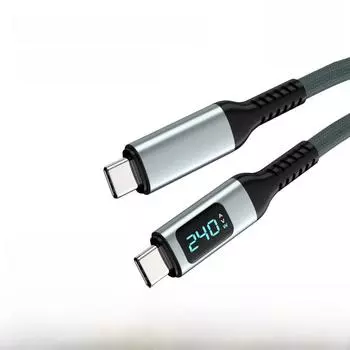 USB4-кабель: Быстрая зарядка 240 Вт, дисплей 8K 60 Гц, скорость передачи данных 40 Гбит/с, совместимость с Thunderbolt 4 1m