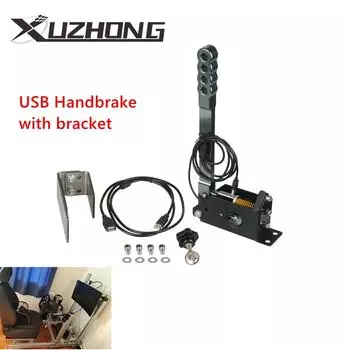 USB 14-битный зажим для ручного тормоза SIM-карты с кронштейном для Logitech Racing Games G25/G27/G29/T300/T500 Assetto Dirty 2.0 4.0 PC Hand Brake