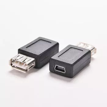 USB 2.0 мини-5-контактный гнездовой адаптер для гнездового mp4