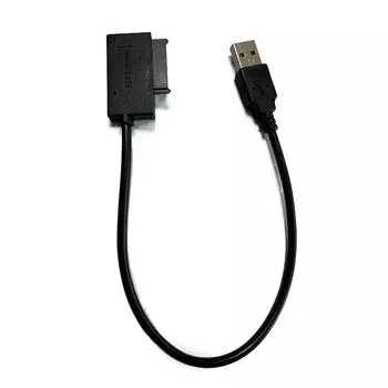 Usb 2.0 Mini Sata Ii 7 + 6 13Pin адаптер-конвертер ноутбук CD/DVD привод дата-кабель адаптер чёрный