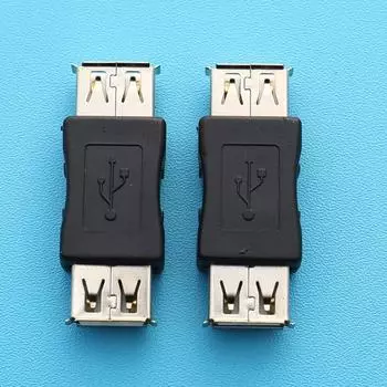 Usb 2.0 Тип A Женский-женский разъем адаптера USB-муфты к конвертеру F/F