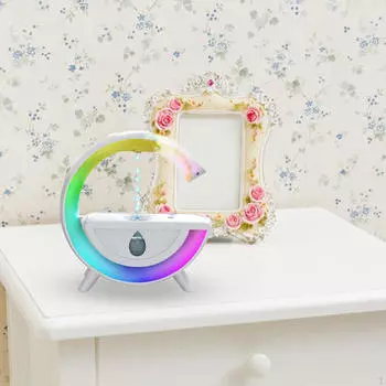 USB 350 мл капельный настольный увлажнитель воздуха с автоматическим отключением и цветной подсветкой высотой 9,4 дюйма для дома