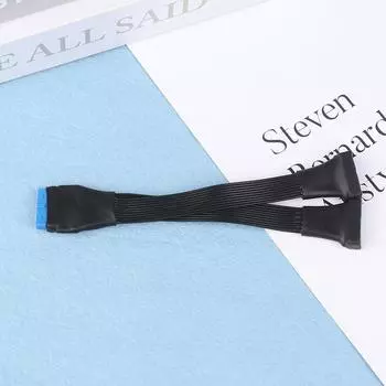Usb 3.0 19Pin/20Pin Внутренний удлинительный разъем 1 на 2 Удлинительный разветвитель Кабель Diy Удлинитель для материнской платы