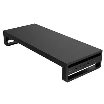 USB 3.0 Charging Wireless Multi-Function Desktop Monitor Stand Computer Screen Riser USB 595*255*72mm Medium Version