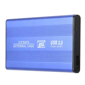 USB 3.0 HDD SSD SATA Внешний 2,5-дюймовый жесткий диск Корпус емкостью до 1 ТБ чёрный