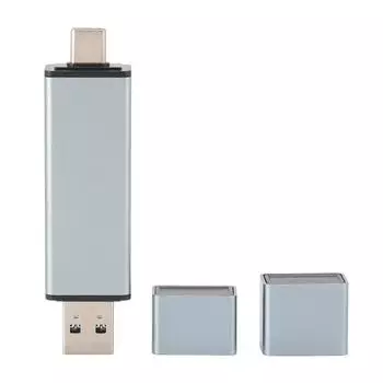 USB 3.0 Кардридер Plug and Play Двойной разъем Кардридер Памяти OTG Адаптер для Компьютера Мобильного Телефона