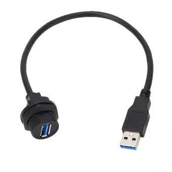 USB 3.0 разъем панели мужской женский водонепроницаемый USB 3.0 удлинительный кабель для цифровых устройств автомобилей