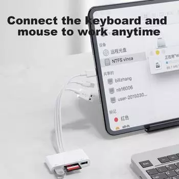 USB 3 OTG Card Reader для Android TF/SD Dual Slot Adapter для