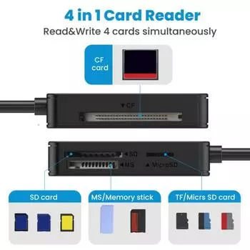 USB 3 Type-C 4 Камера 1 Устройство чтения карт памяти Plug And Play