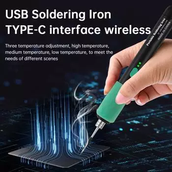 USB 5 В 15 Вт электрический паяльник ручка-инструмент для самостоятельной сварки без кабеля, удобный набор инструментов для ремонта сварки дома и на открытом воздухе