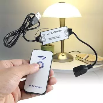 USB 5 В 40 Вт беспроводной пульт дистанционного управления выключатель питания для лампы вентилятора 433 МГц RF адаптер штекер 1M чёрный