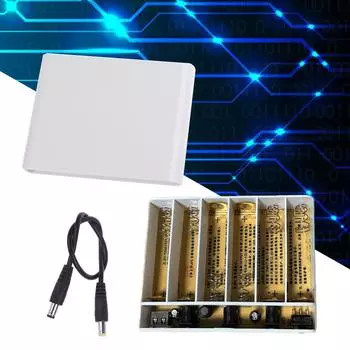 USB 5 В 9 В 12 В выход 6x 18650 аккумулятор UPS DIY Power Bank Box для маршрутизатора сотового телефона планшета модема CCTV камеры LED