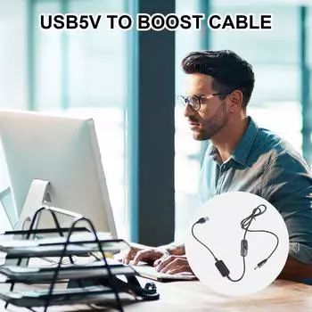 USB 5 В в DC12 В/9 В повышающий преобразователь напряжения кабель адаптер питания с переключателем 5,5x2,1 мм разъем для маршрутизаторов светодиодные фонари 12V