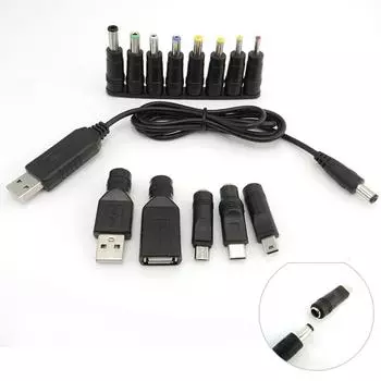 USB 5 В в постоянный ток 5 В 9 В 12 В Micro USB Mini 5-контактный Тип C «папа» и «мама» Power Boost Line Plug Step UP Модуль преобразователя Кабель-адаптер q1 dc female