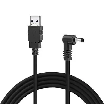 USB 5V DC кабель питания USB DC кабель-преобразователь Кабель питания USB в DC (внешний диаметр 5,5 мм внутренний диаметр 2,1 мм) usb 5v 12V L тип повышающий