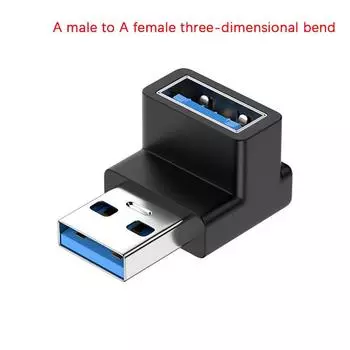 Usb-A адаптер для мобильного телефона Usb C к адаптеру USB A прямоугольный разъем типа C