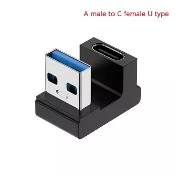 Usb-A адаптер для мобильного телефона Usb C к адаптеру USB A прямоугольный разъем типа C