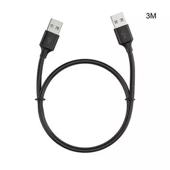 USB A Мужчина к мужчине Кабель USB к USB Кабель USB-шнур Двухсторонний конверсионный провод Кабель данных Plug-and-Play 4.92FT / 9.84FT A