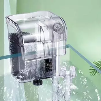 USB AC/DC Интерфейс USB Зарядка Водопад Фильтр Мини Кислород Погружной Очиститель Воды Аквариум Plug-in Waterfall Filter