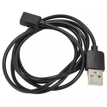 USB-адаптер для зарядки умных часов 1 м, черный, магнитный, быстрая зарядка, фитнес-трекер, зарядка