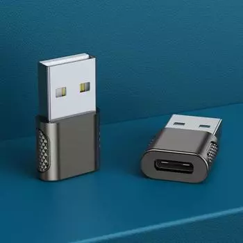USB-адаптер типа C OTG, высокоскоростной адаптер из цинкового сплава с длительной передачей данных, прочный адаптер для мобильных устройств USB 2.0