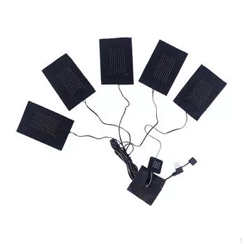 USB электрическая грелка нагревательный лист моющиеся подушечки тепло для жилета, пальто, одежды, куртки