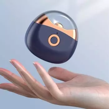 USB электрическая машинка для стрижки ногтей со светодиодной подсветкой, 2-скоростная автоматическая шлифовальная машинка для ногтей, триммер для детей и взрослых, мини-маникюрные инструменты синий