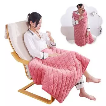 USB электрическое одеяло с подогревом 3 уровня нагрева флисовое портативное одеяло накидка одеяло подкладка с подогревом Qu R4S7 silvery-1pcs