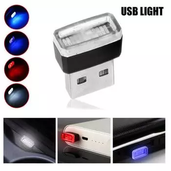 Usb Ambient Light Mini Universal Emergency Lighting Portable Atmosphere Car Accessories Car Usb Light Car Interior Accessories