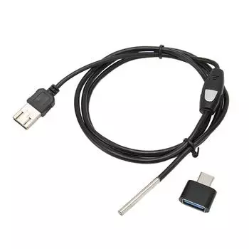 USB-эндоскоп 1080P 3,9 мм камера IP67 водонепроницаемый промышленный бороскоп типа C с 6 светодиодами с регулируемой яркостью