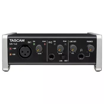 USB аудиоинтерфейс TASCAM US-1x2-SN
