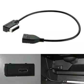 Usb Aux-кабель Музыка Mdi Mmi Ami К USB Женский интерфейс Аудио-адаптер Провод для передачи данных