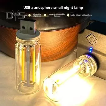 USB автомобильный светильник в стиле ретро-панк, светодиодная подсветка салона автомобиля, удобная декоративная светодиодная лампа настроения для салона автомобиля красный