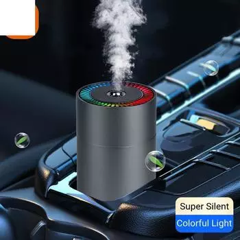 Usb автомобильный увлажнитель воздуха с красочным светом, автоматический встроенный старт-стоп, тяжелый туман, мини-диффузор для ароматерапии, увлажнитель аромата USB Cable