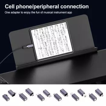 Электронный адаптер USB-B «мама-папа» типа C/микро/мини, телефон, компьютер, принтер, пианино, барабан USB2.0, разъем преобразователя 480 Мбит/с D