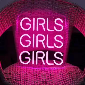 USB/батарея светодиодные неоновые огни вывеска с регулируемой яркостью включения/выключения для девочек бар для настенного искусства декор спальни украшение для вечеринки подвесная неоновая вывеска