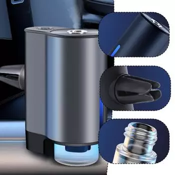 USB бизнес-стиль автомобиля умный ароматерапевтический аппарат свежий свет дезинфекция с оборудованным ультрафиолетовым дезодорированием и Frag J2I4 чёрный