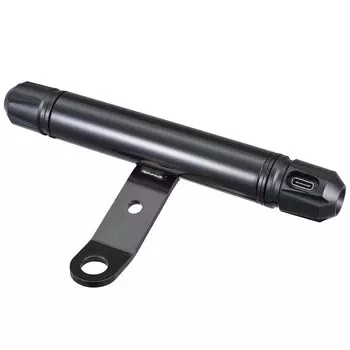 USB-блок питания Daytona для мотоцикла, зажим для быстрой зарядки, совместимый с зеркалом, 18 Вт, короткий USB-блок питания для нескольких планок, 100 мм 17675 и