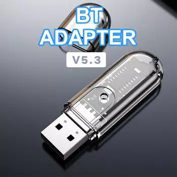 USB Bluetooth 5,3 адаптер компьютерный беспроводной передатчик BT приемник аудиоприемник разъем для автомобильного компьютера динамик гарнитура